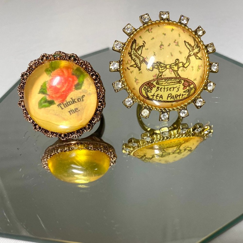 Betsy Johnson rings